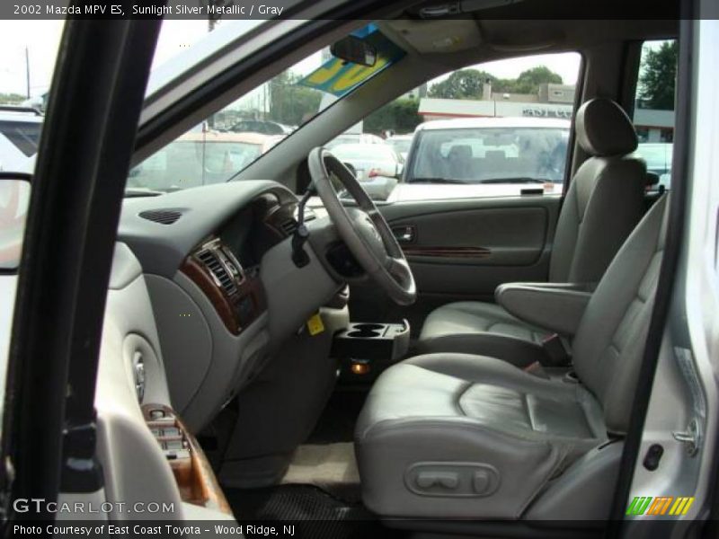 Sunlight Silver Metallic / Gray 2002 Mazda MPV ES