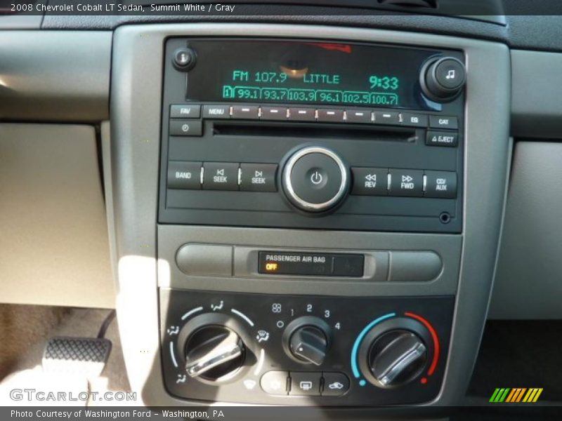 Summit White / Gray 2008 Chevrolet Cobalt LT Sedan