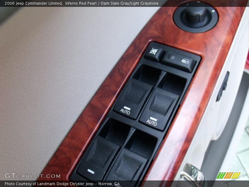 Inferno Red Pearl / Dark Slate Gray/Light Graystone 2006 Jeep Commander Limited