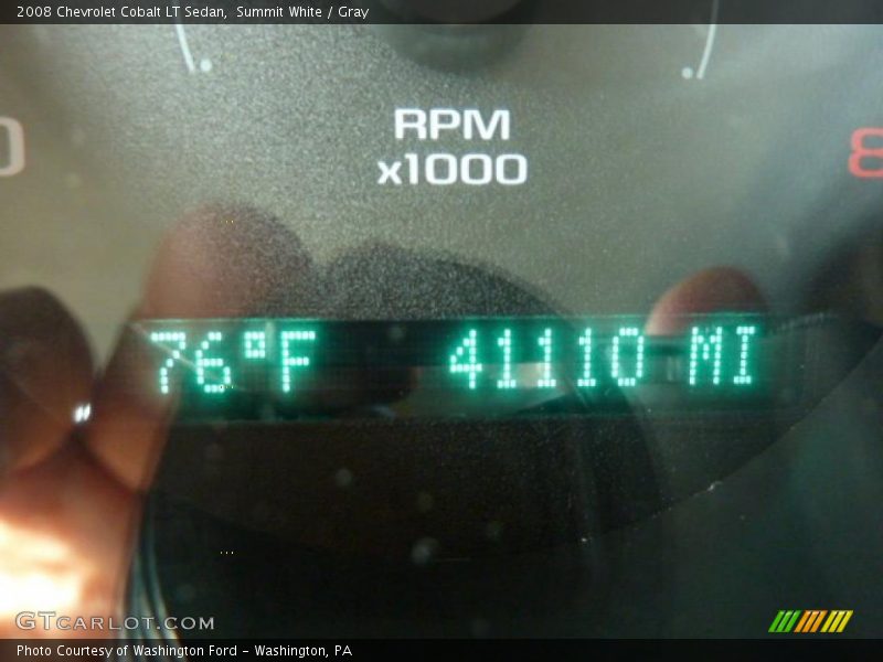 Summit White / Gray 2008 Chevrolet Cobalt LT Sedan
