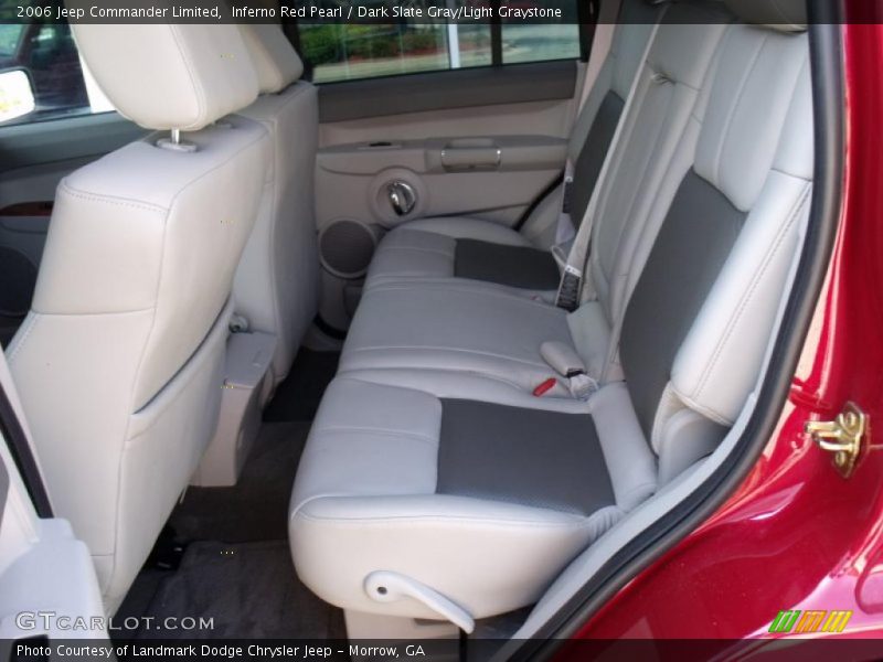 Inferno Red Pearl / Dark Slate Gray/Light Graystone 2006 Jeep Commander Limited