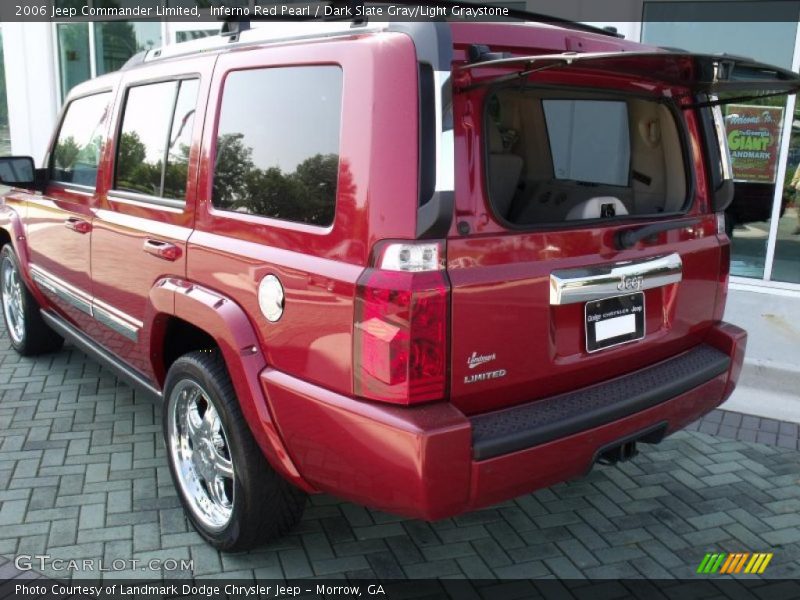 Inferno Red Pearl / Dark Slate Gray/Light Graystone 2006 Jeep Commander Limited