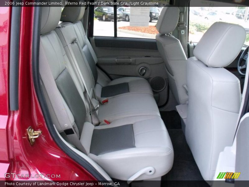 Inferno Red Pearl / Dark Slate Gray/Light Graystone 2006 Jeep Commander Limited
