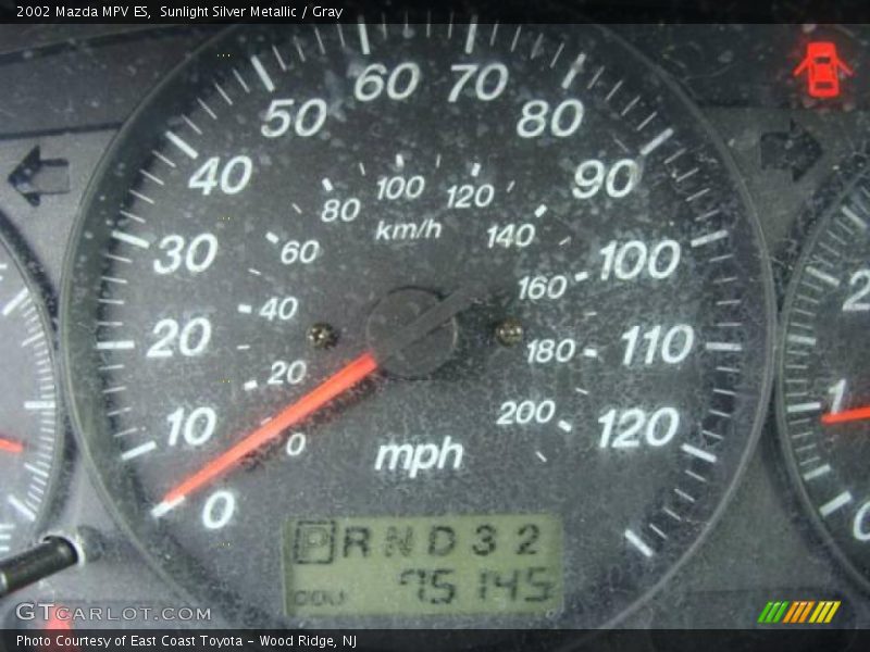 Sunlight Silver Metallic / Gray 2002 Mazda MPV ES