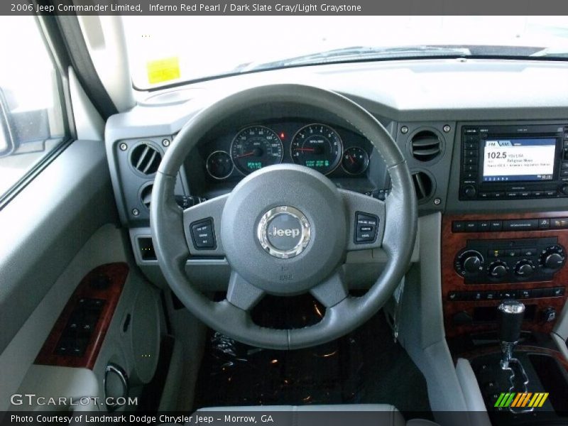 Inferno Red Pearl / Dark Slate Gray/Light Graystone 2006 Jeep Commander Limited