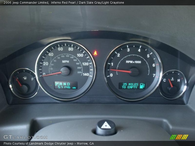 Inferno Red Pearl / Dark Slate Gray/Light Graystone 2006 Jeep Commander Limited