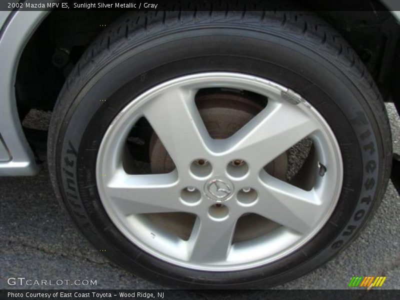 Sunlight Silver Metallic / Gray 2002 Mazda MPV ES