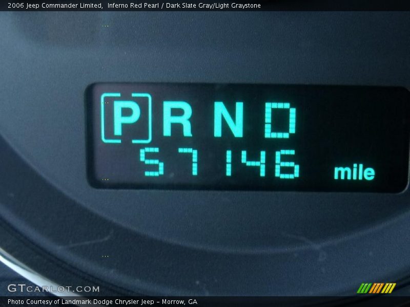 Inferno Red Pearl / Dark Slate Gray/Light Graystone 2006 Jeep Commander Limited