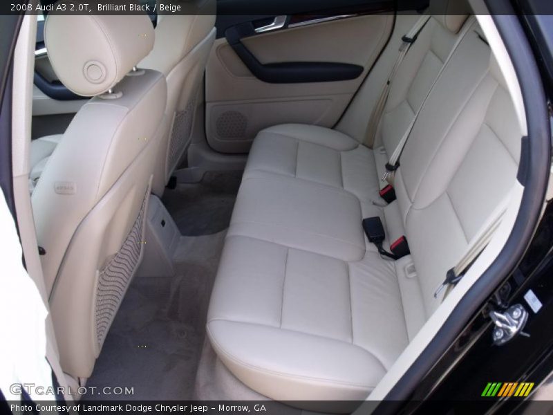 Brilliant Black / Beige 2008 Audi A3 2.0T