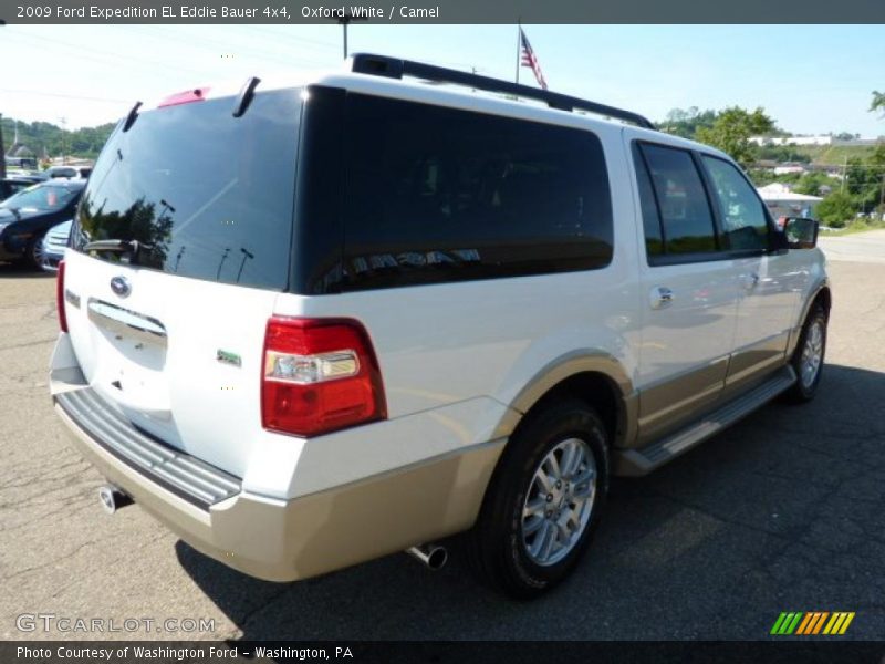 Oxford White / Camel 2009 Ford Expedition EL Eddie Bauer 4x4