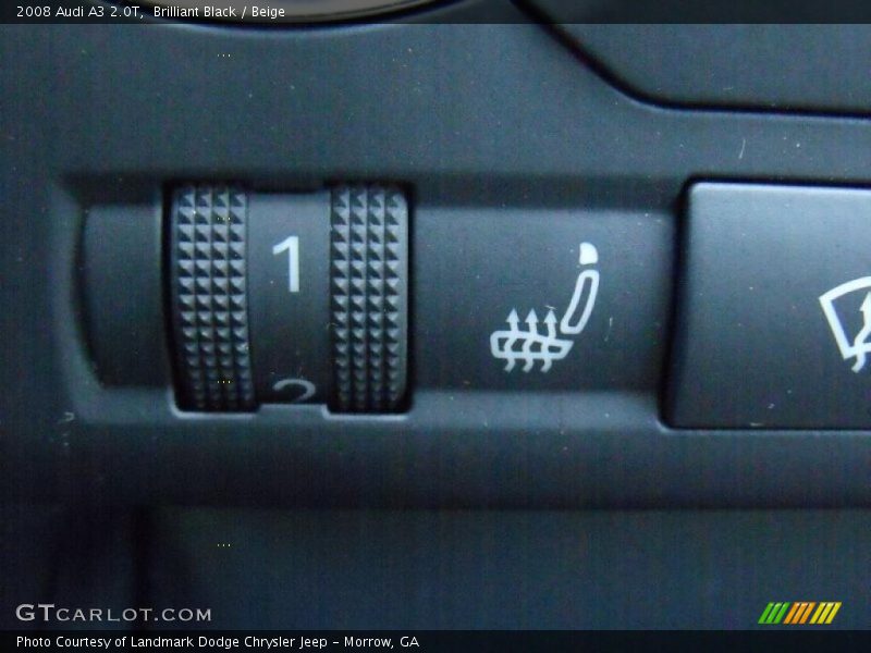 Brilliant Black / Beige 2008 Audi A3 2.0T