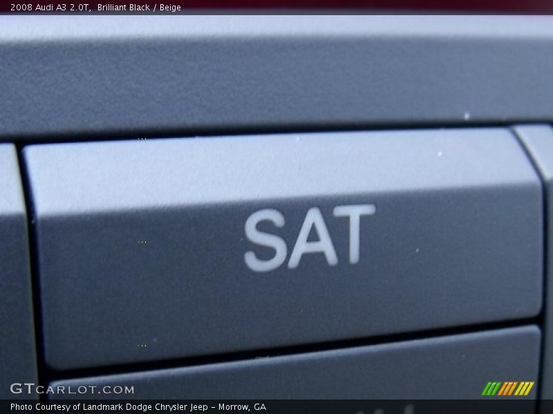 Brilliant Black / Beige 2008 Audi A3 2.0T