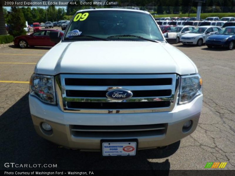 Oxford White / Camel 2009 Ford Expedition EL Eddie Bauer 4x4