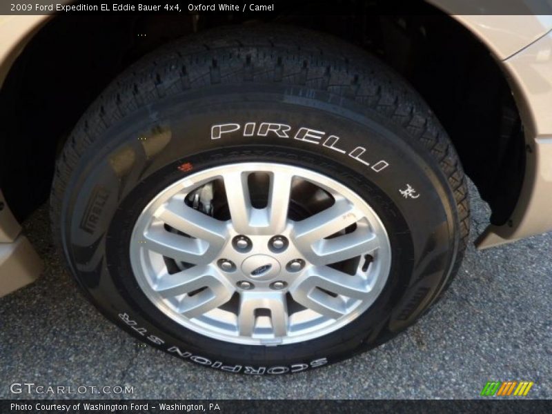 Oxford White / Camel 2009 Ford Expedition EL Eddie Bauer 4x4