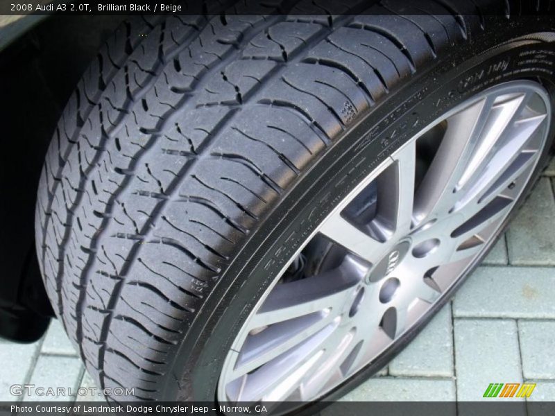 Brilliant Black / Beige 2008 Audi A3 2.0T