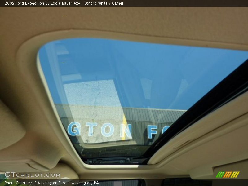 Oxford White / Camel 2009 Ford Expedition EL Eddie Bauer 4x4