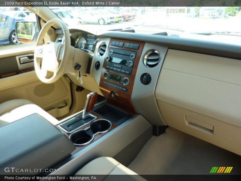 Oxford White / Camel 2009 Ford Expedition EL Eddie Bauer 4x4
