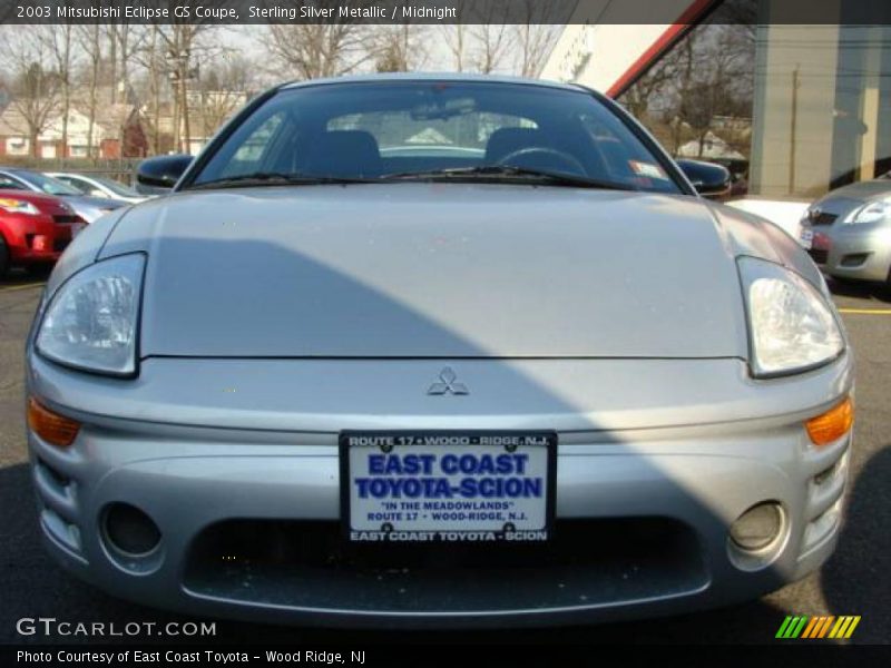 Sterling Silver Metallic / Midnight 2003 Mitsubishi Eclipse GS Coupe
