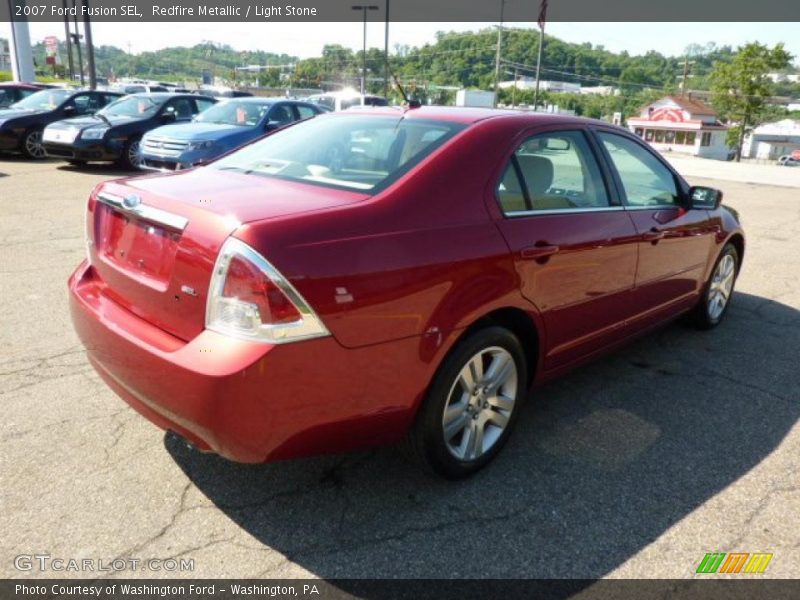 Redfire Metallic / Light Stone 2007 Ford Fusion SEL