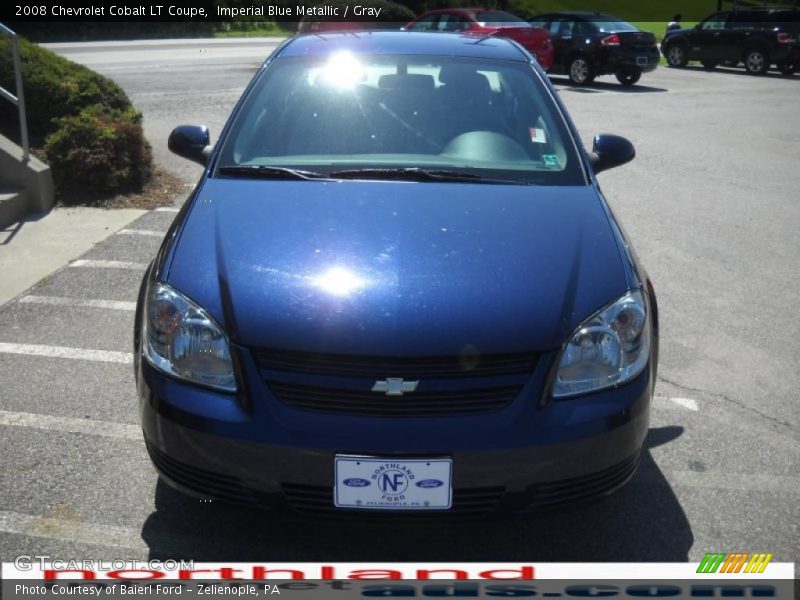 Imperial Blue Metallic / Gray 2008 Chevrolet Cobalt LT Coupe