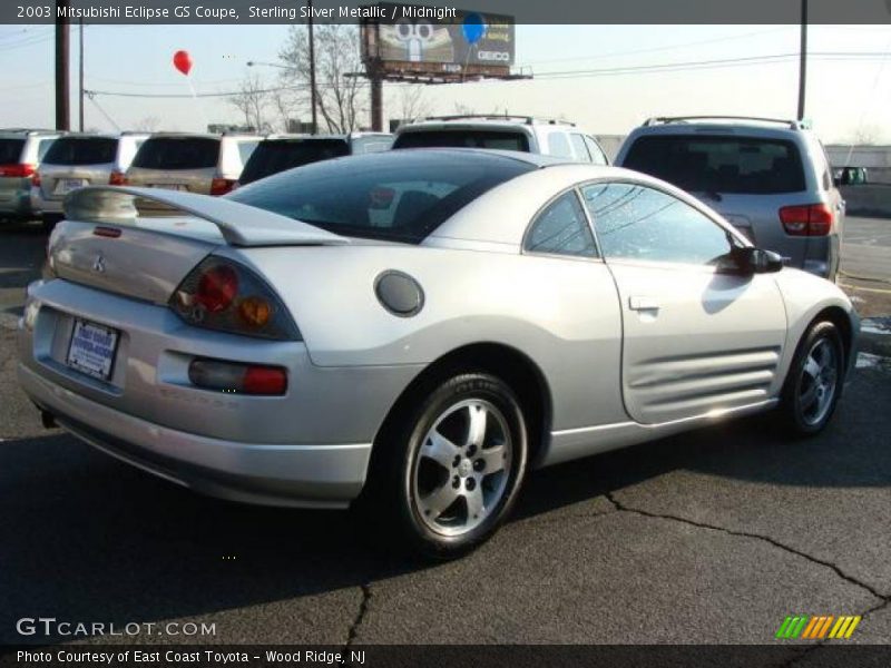 Sterling Silver Metallic / Midnight 2003 Mitsubishi Eclipse GS Coupe