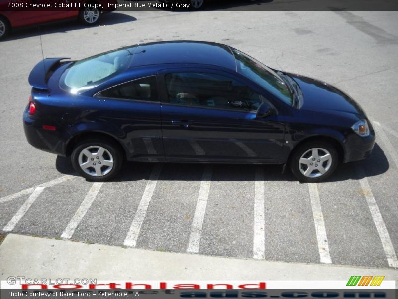 Imperial Blue Metallic / Gray 2008 Chevrolet Cobalt LT Coupe