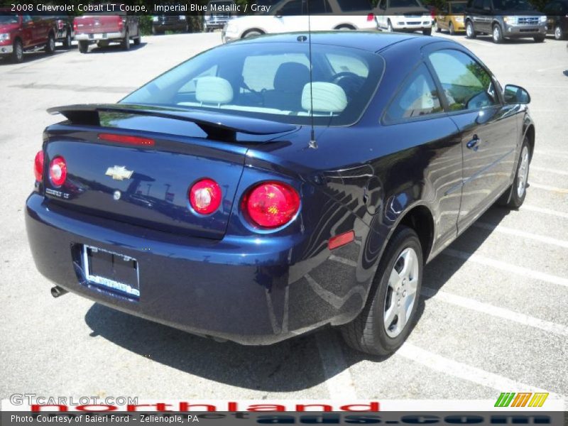 Imperial Blue Metallic / Gray 2008 Chevrolet Cobalt LT Coupe