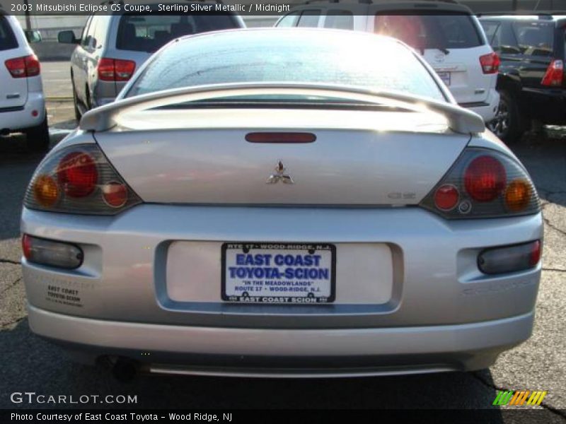 Sterling Silver Metallic / Midnight 2003 Mitsubishi Eclipse GS Coupe