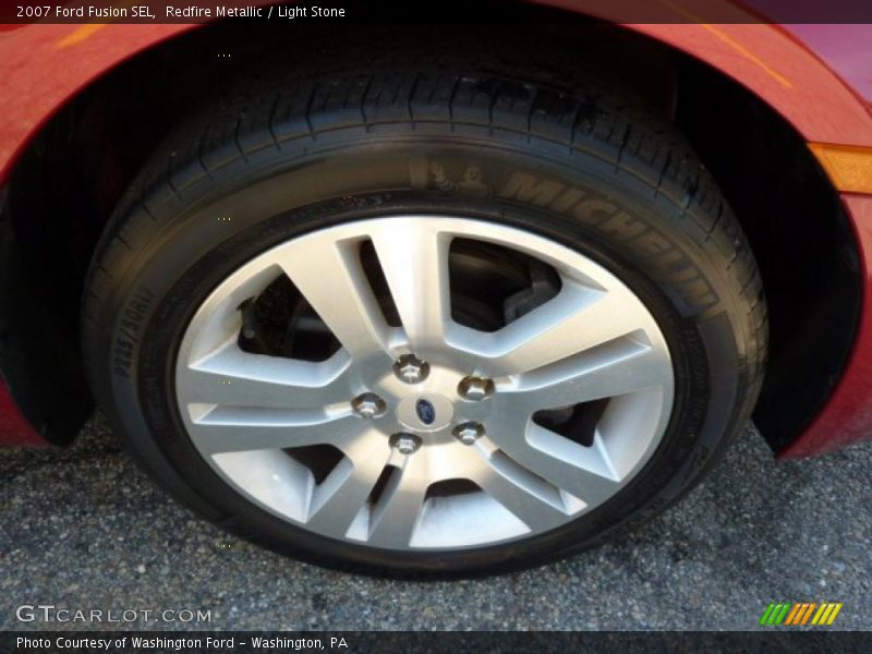Redfire Metallic / Light Stone 2007 Ford Fusion SEL