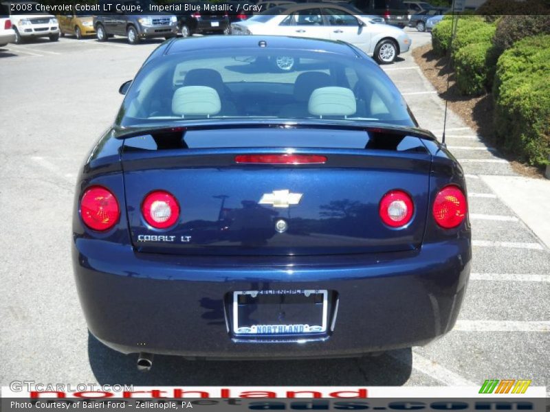 Imperial Blue Metallic / Gray 2008 Chevrolet Cobalt LT Coupe
