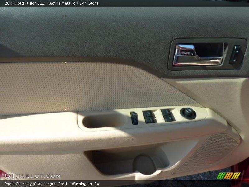Redfire Metallic / Light Stone 2007 Ford Fusion SEL