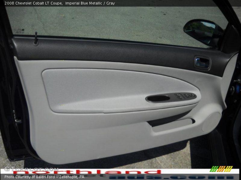 Imperial Blue Metallic / Gray 2008 Chevrolet Cobalt LT Coupe