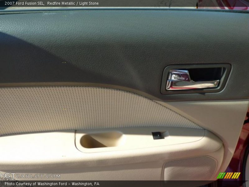Redfire Metallic / Light Stone 2007 Ford Fusion SEL