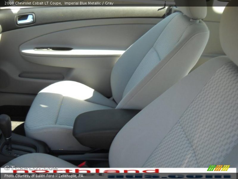 Imperial Blue Metallic / Gray 2008 Chevrolet Cobalt LT Coupe