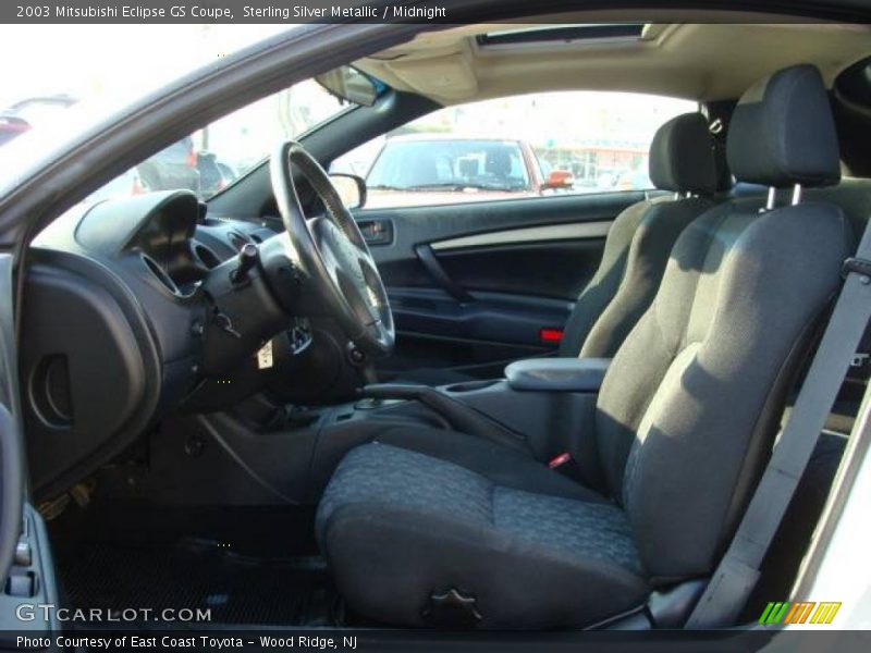 Sterling Silver Metallic / Midnight 2003 Mitsubishi Eclipse GS Coupe
