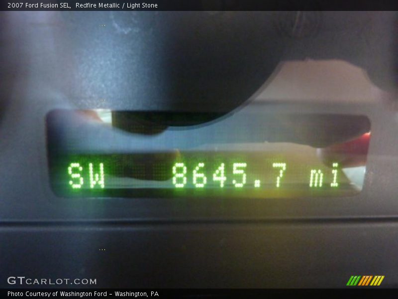 Redfire Metallic / Light Stone 2007 Ford Fusion SEL