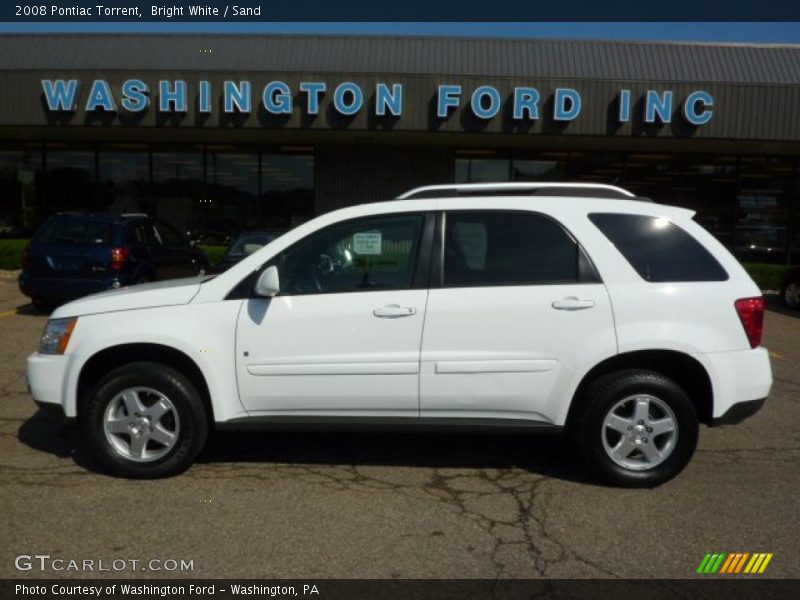 Bright White / Sand 2008 Pontiac Torrent