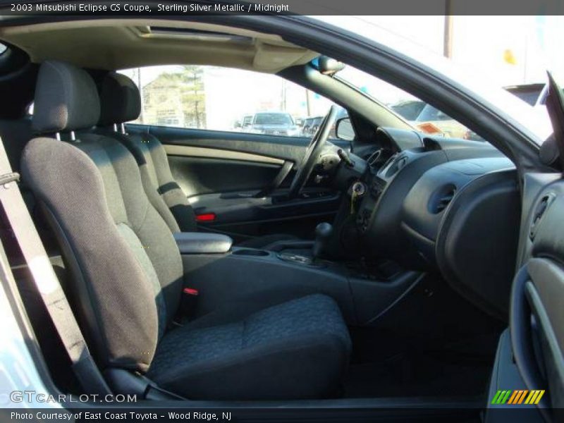 Sterling Silver Metallic / Midnight 2003 Mitsubishi Eclipse GS Coupe