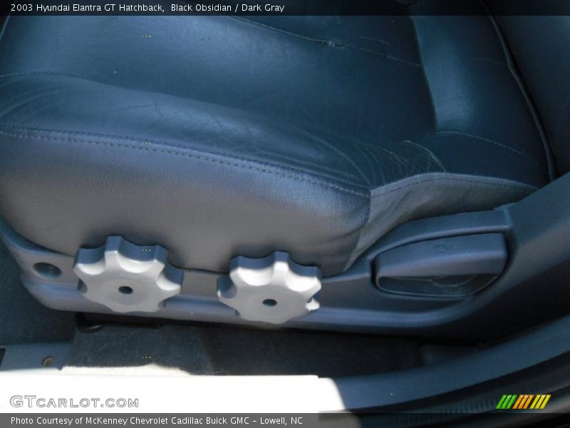 Black Obsidian / Dark Gray 2003 Hyundai Elantra GT Hatchback