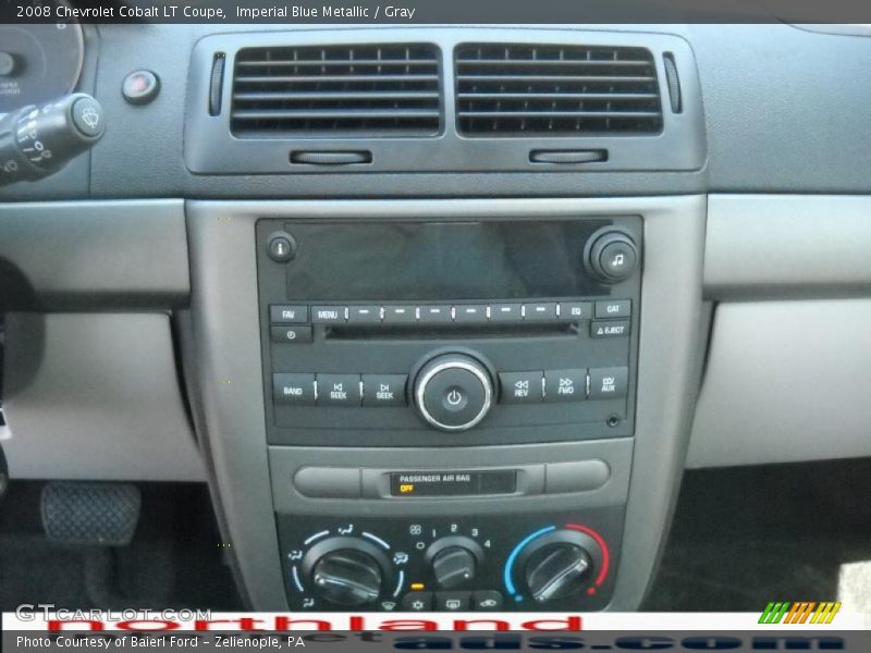 Imperial Blue Metallic / Gray 2008 Chevrolet Cobalt LT Coupe