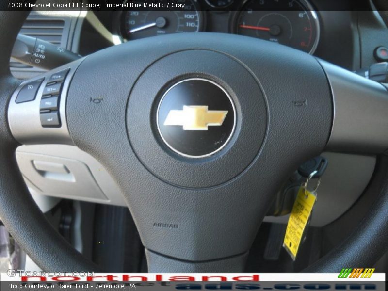 Imperial Blue Metallic / Gray 2008 Chevrolet Cobalt LT Coupe