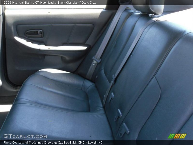 Black Obsidian / Dark Gray 2003 Hyundai Elantra GT Hatchback