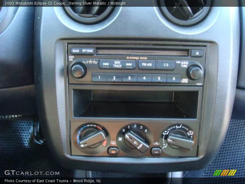 Sterling Silver Metallic / Midnight 2003 Mitsubishi Eclipse GS Coupe