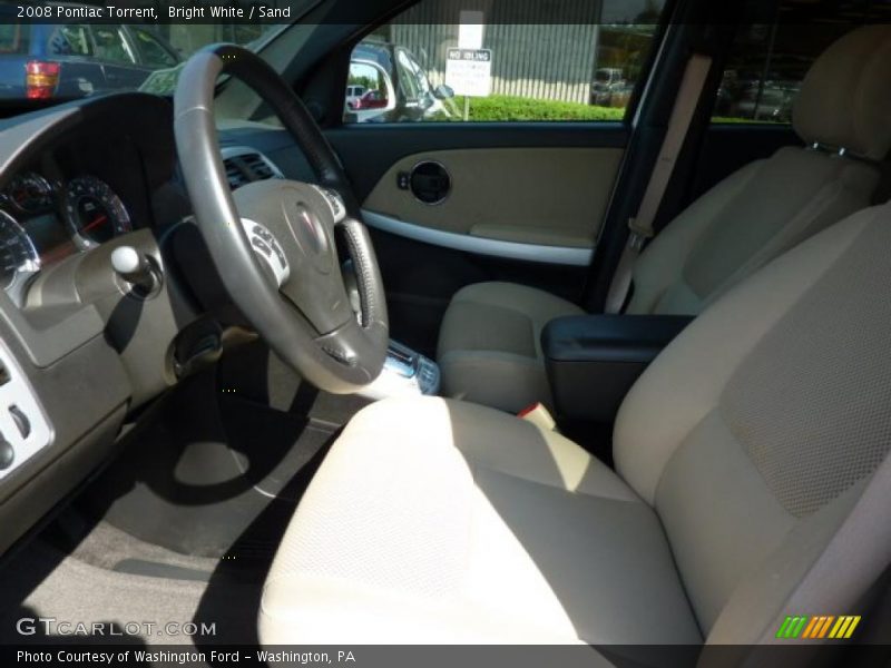 Bright White / Sand 2008 Pontiac Torrent