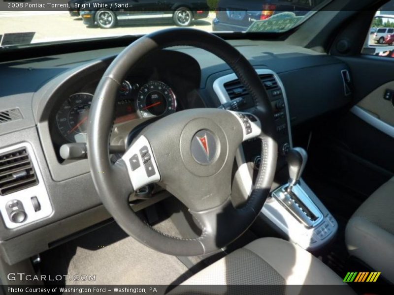 Bright White / Sand 2008 Pontiac Torrent