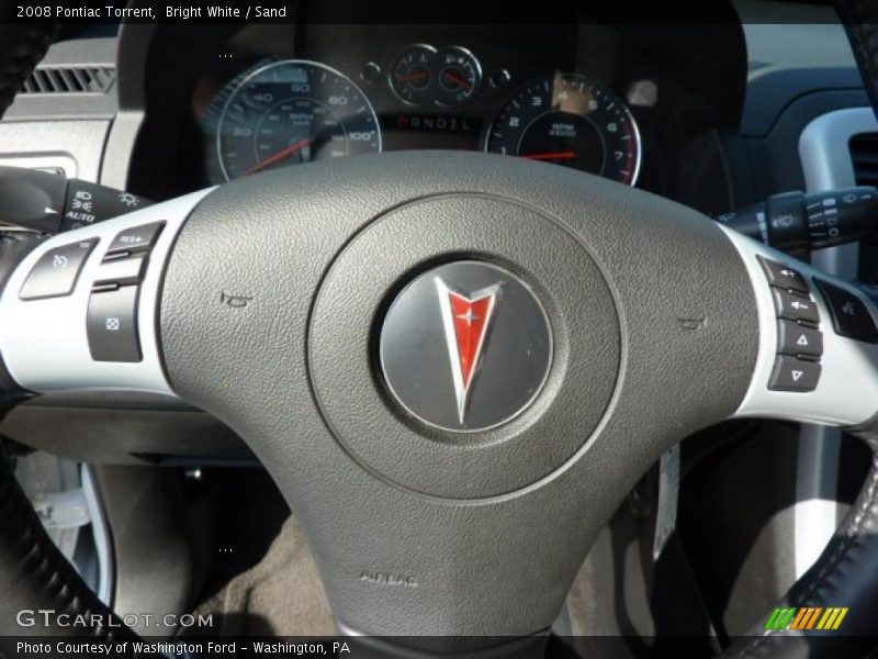 Bright White / Sand 2008 Pontiac Torrent