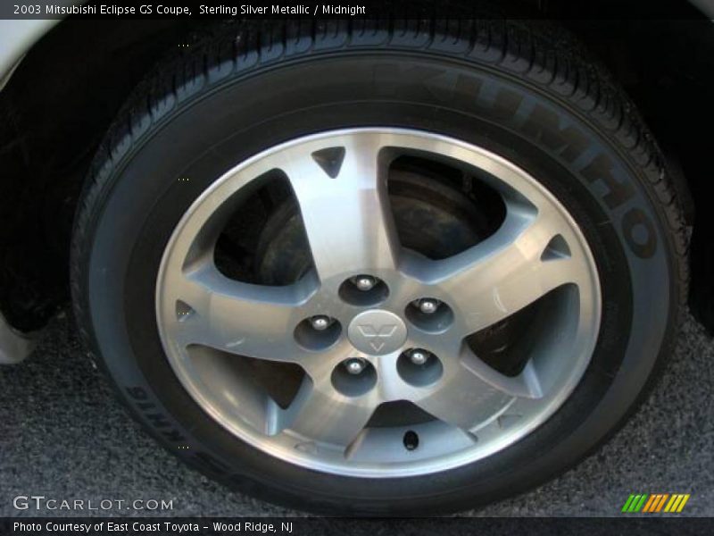 Sterling Silver Metallic / Midnight 2003 Mitsubishi Eclipse GS Coupe