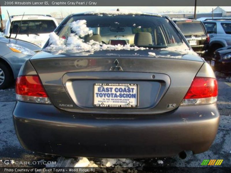 Graphite Gray Pearl / Gray 2006 Mitsubishi Lancer ES
