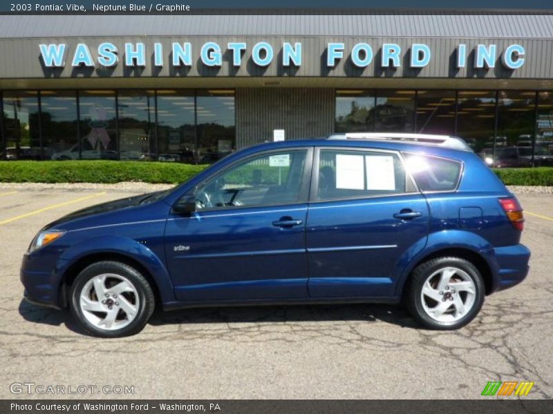 Neptune Blue / Graphite 2003 Pontiac Vibe