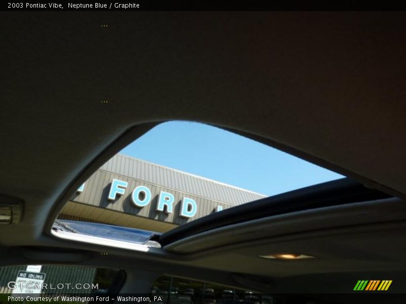 Neptune Blue / Graphite 2003 Pontiac Vibe